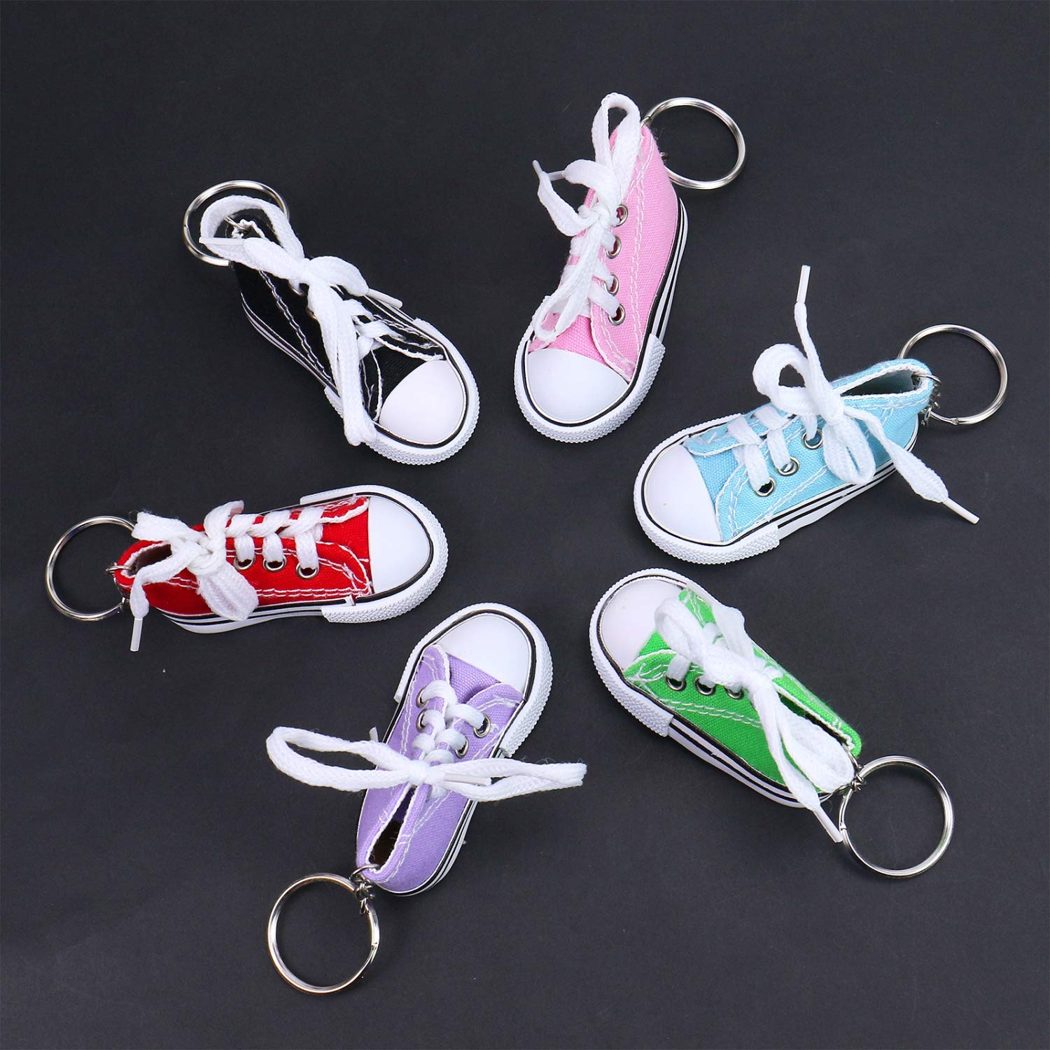 Amazon.co.jp: Monrocco 6個セット キャンバス ミニスニーカー 靴